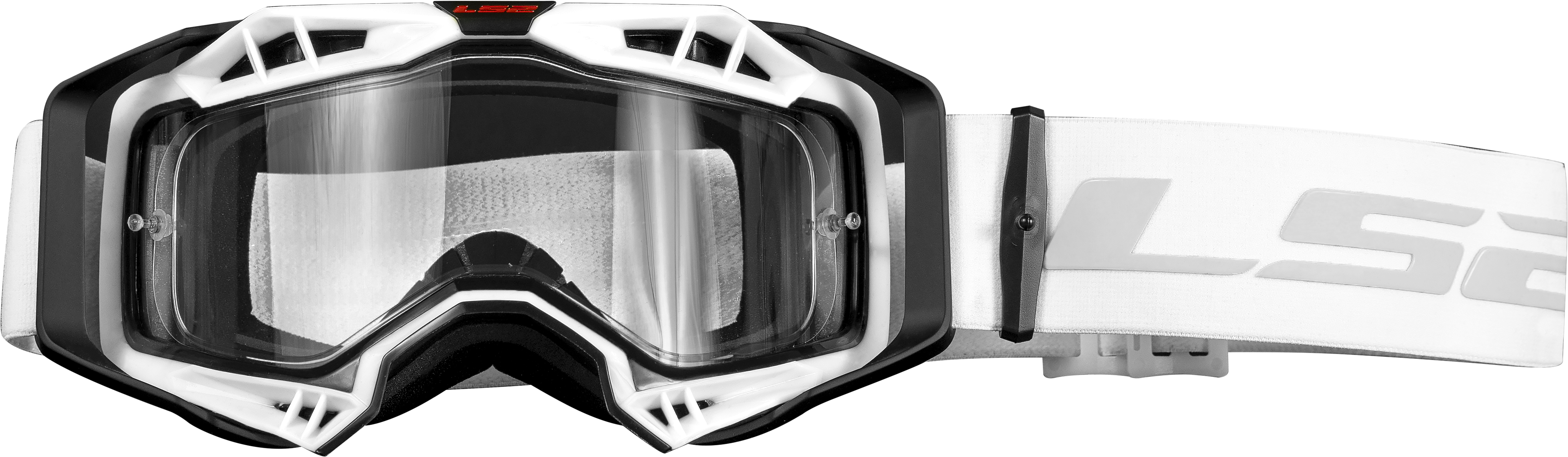 AURA ENDURO GOGGLE BLACK WHITE CLEAR